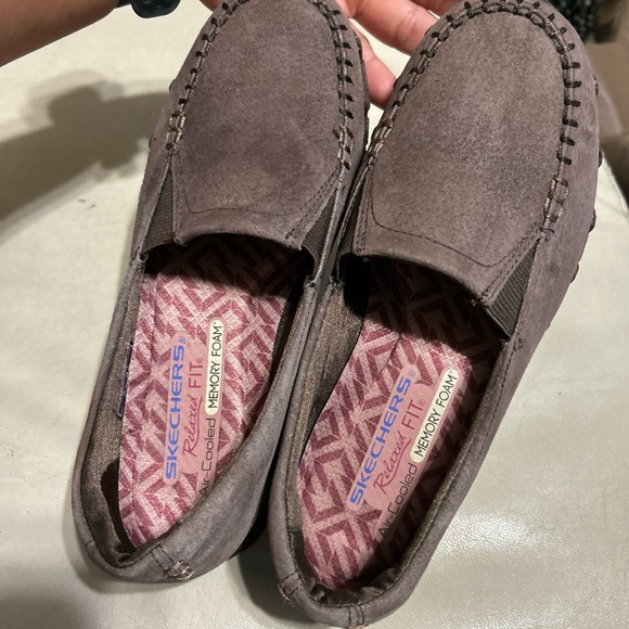 Skechers Brown Slip-On Footwear - Picture 1 of 4